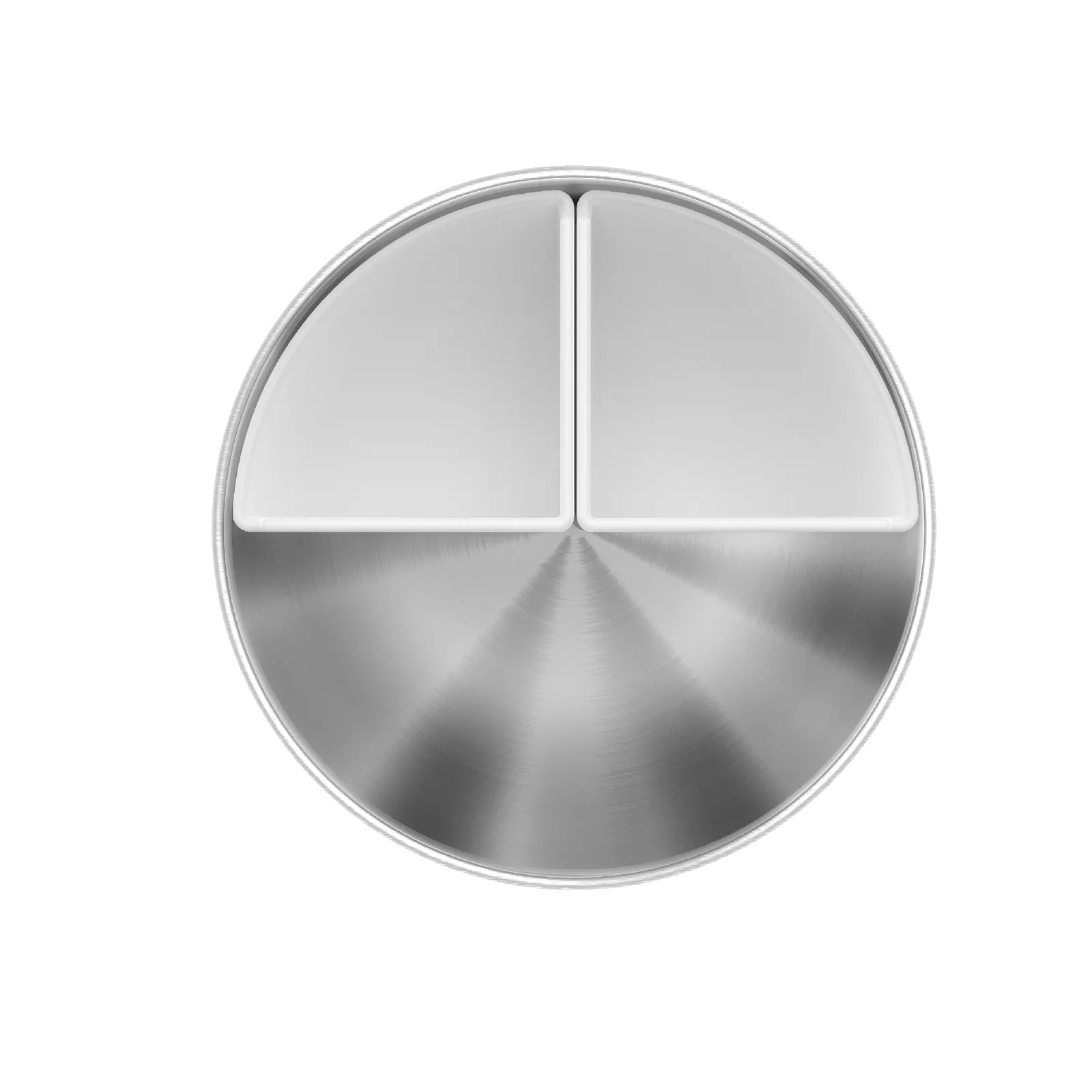 Microwavable stainless steel